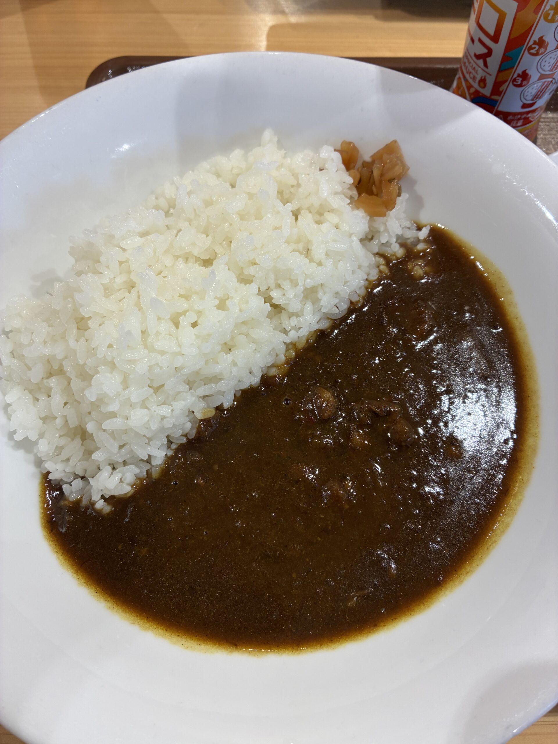 すき家のビーフカレー